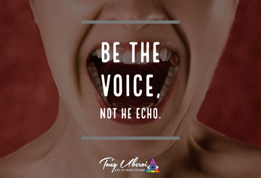 Tony Uberoi - Be the voice